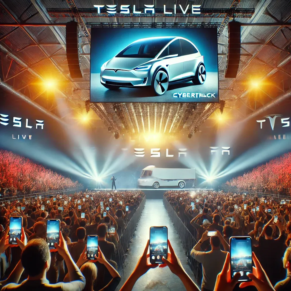 tesla live event