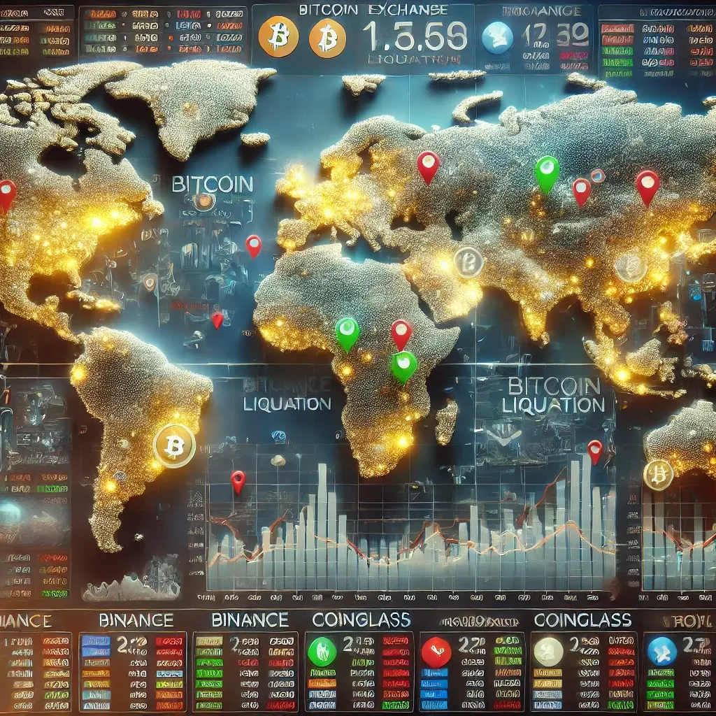 bitcoin exchange liquidation map