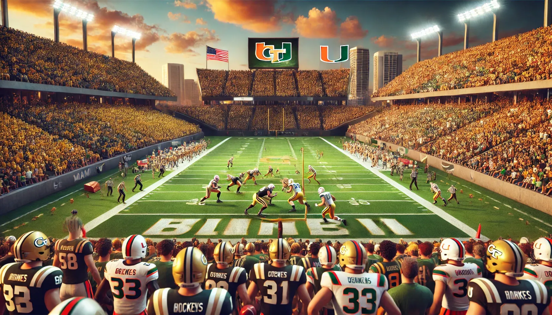 where to watch georgia tech yellow jackets football vs miami hurricanes football