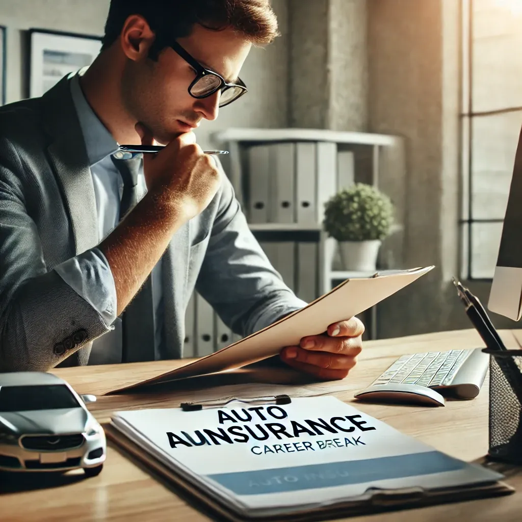 Auto insurance career break
