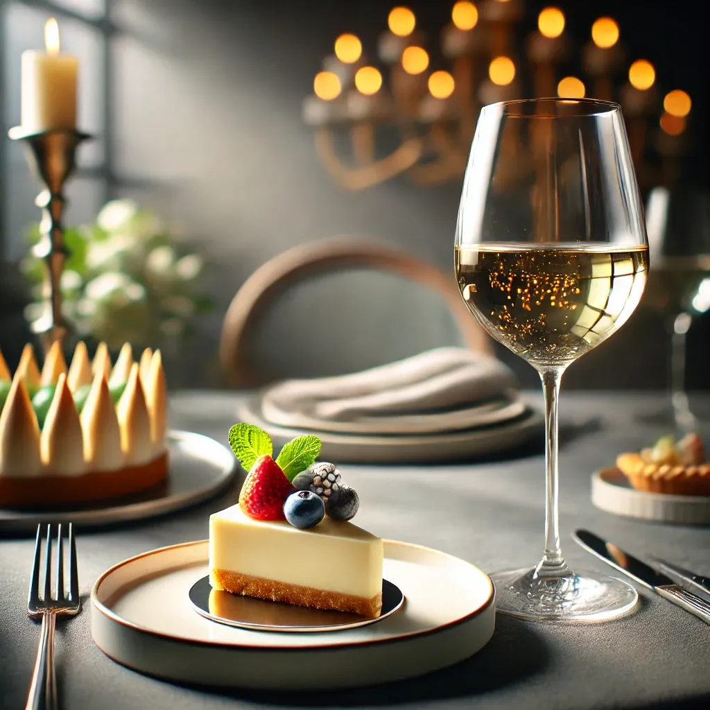White wine pairing dessert