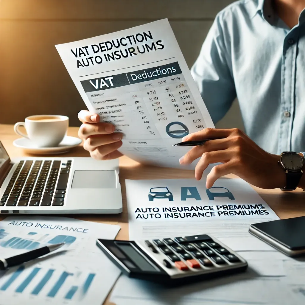 VAT deduction for auto insurance premiums