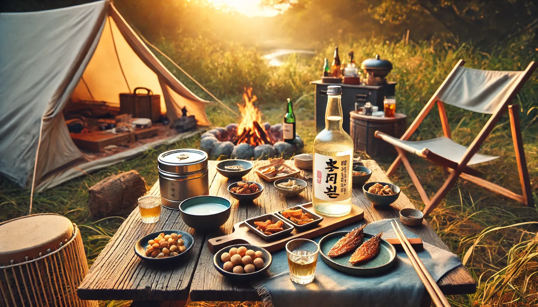 How to make a camping pupa pupa at a simple shochu snack!