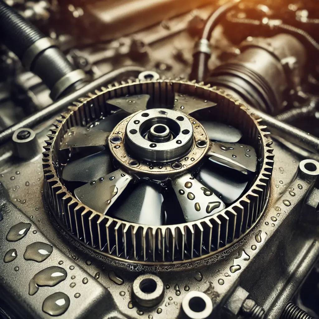 Engine oil fan
