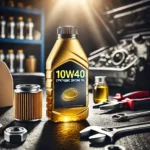 Engine oil 10W40 synthetic oil
