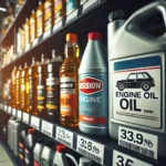 Engine oil price tag