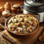 Mushroom cooker rice pressure cooker recipe