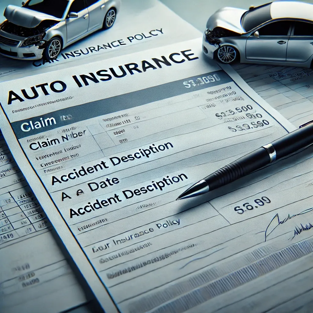 KB Direct Auto Insurance Accident Receipt
