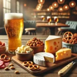 Beer snacks cheese