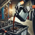Discard an engine oil