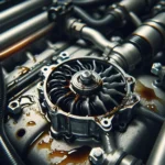 Engine oil fan
