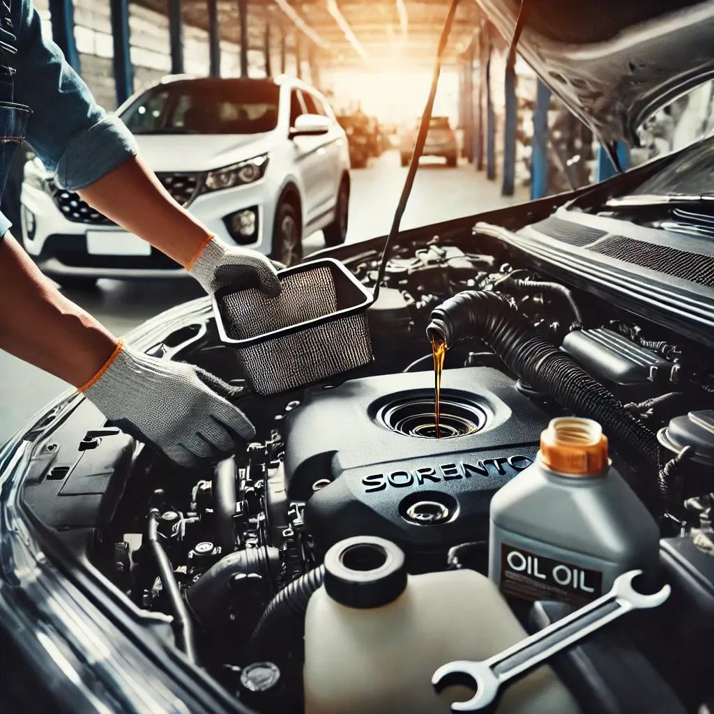 Sorento engine oil exchange price