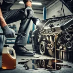 Engine oil leak replacement