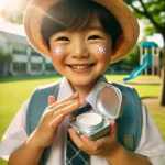 Elementary school student Sun Cream Pact