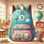 Backpack in the second year of elementary school students