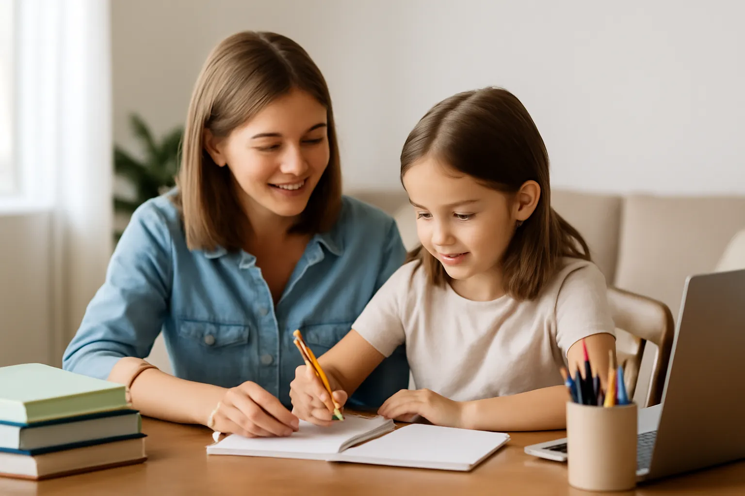 Elementary school homeschooling method