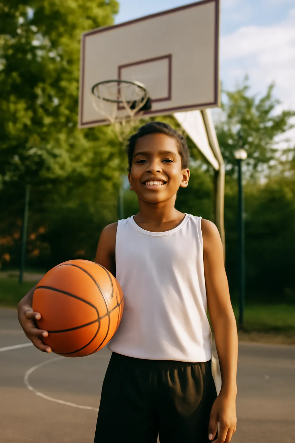 Recommended for elementary school basketball