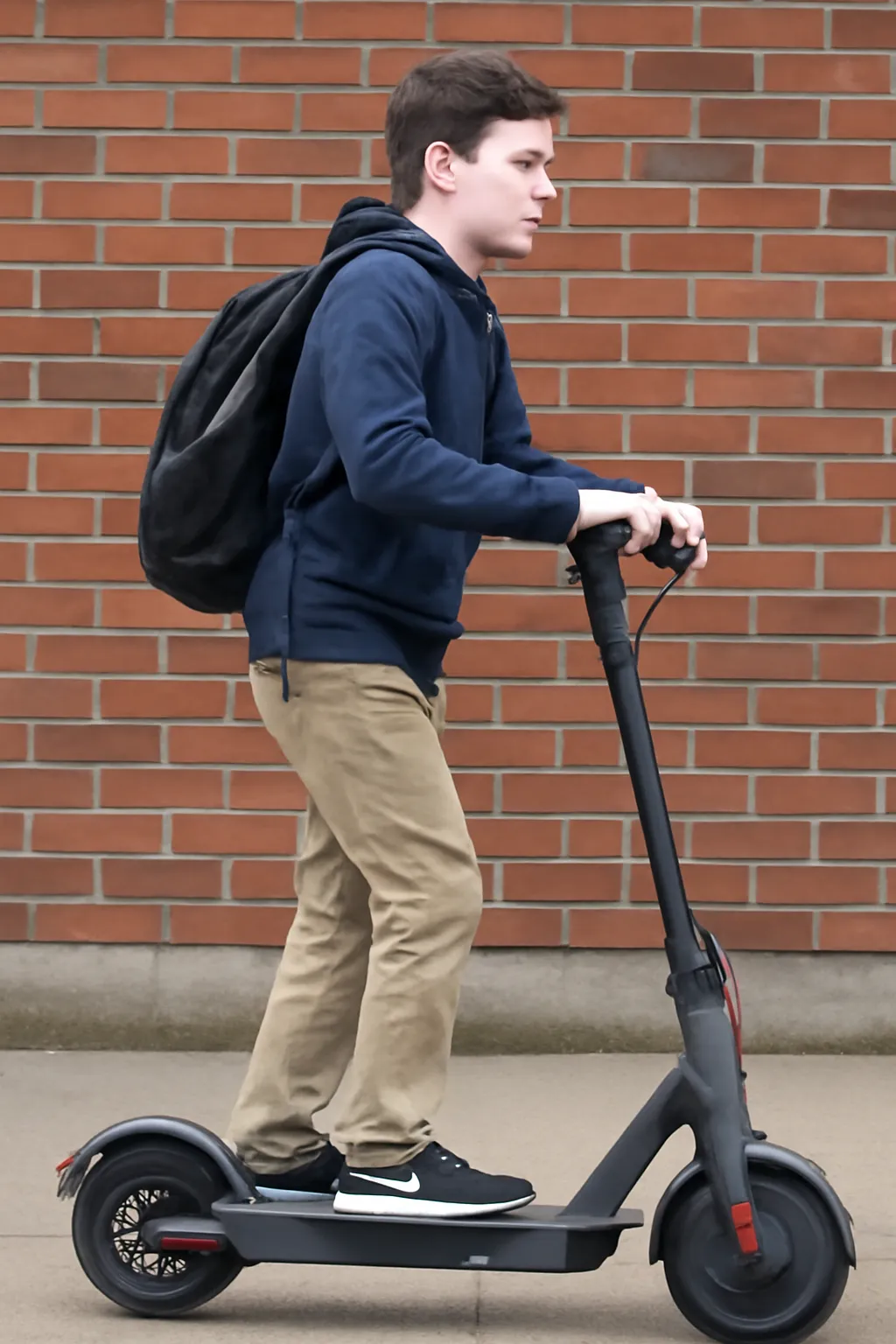 Middle school student kickboard