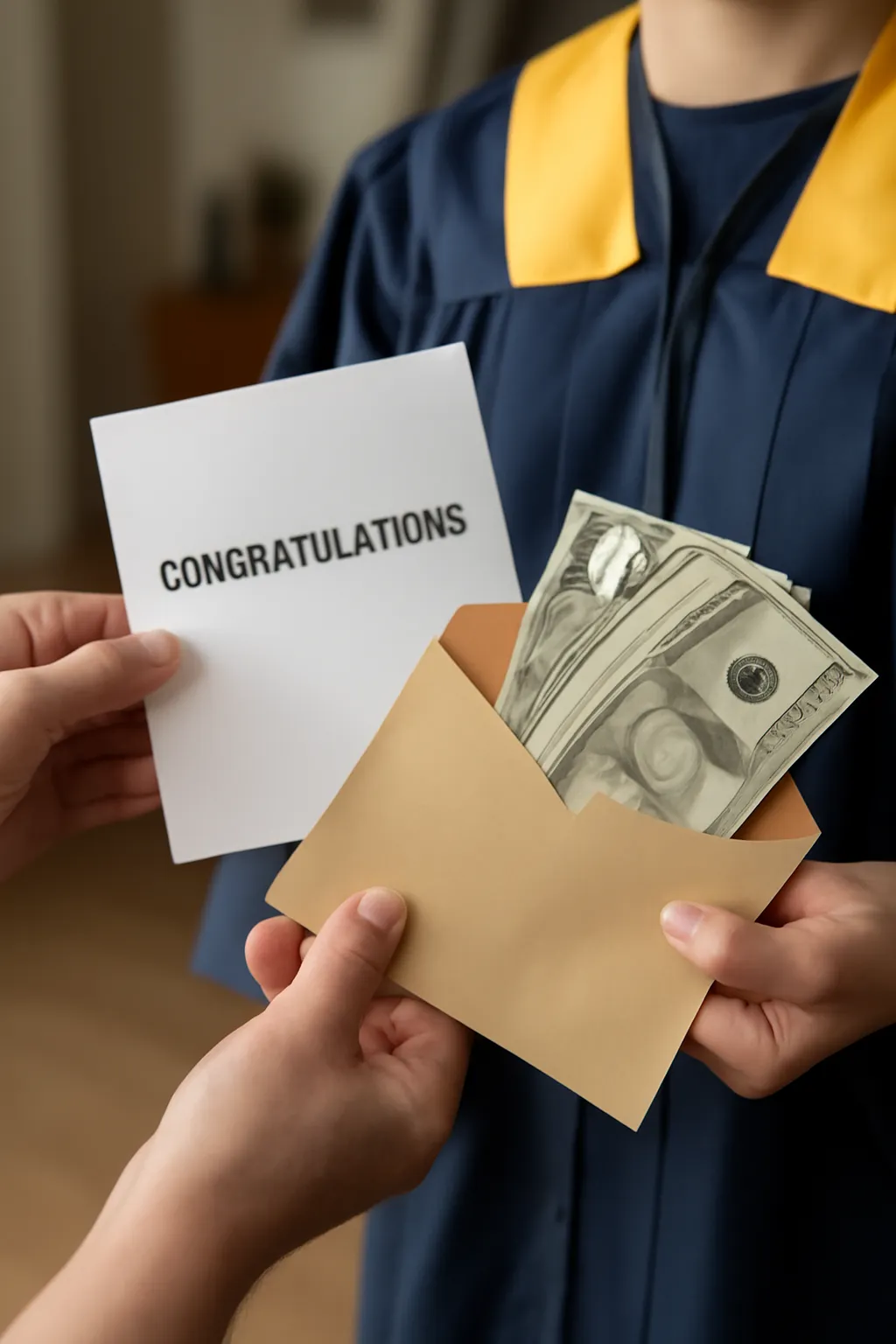 Middle school student graduation gift pocket money