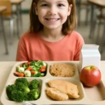 Elementary school diet food