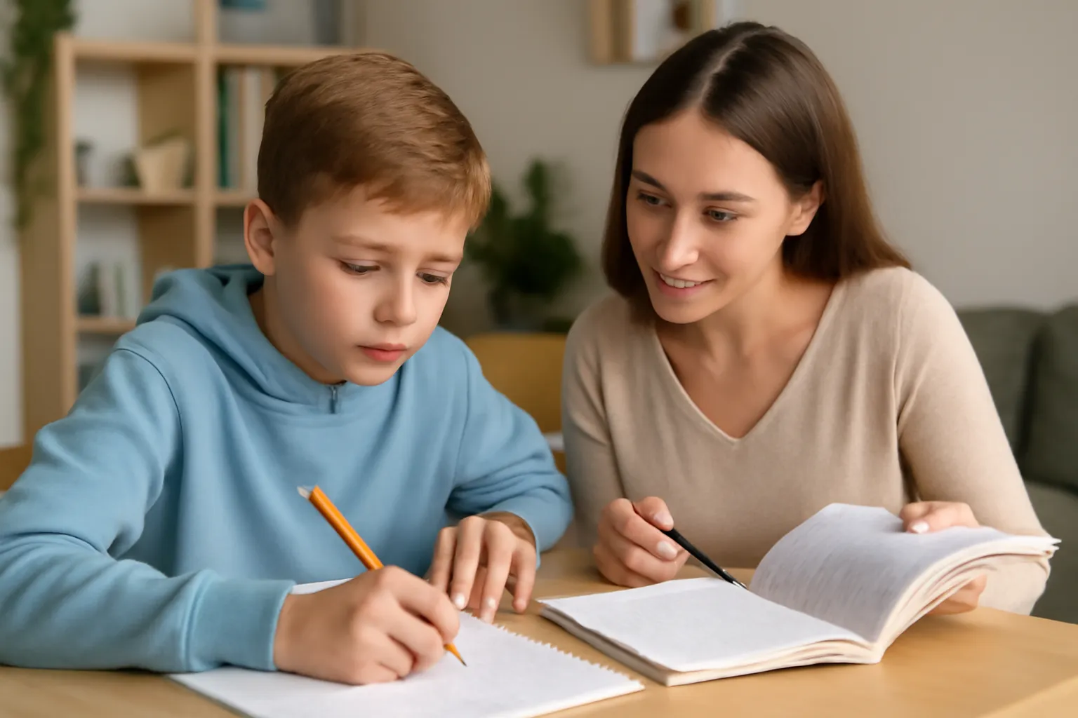 Middle school student math tutoring