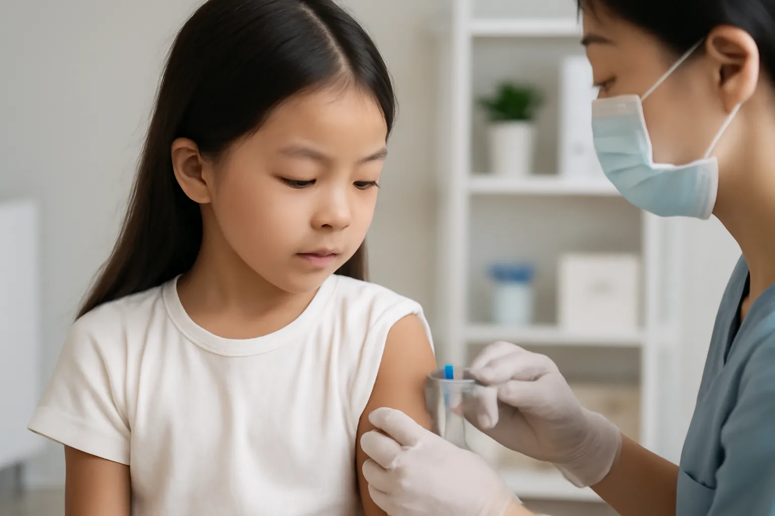 Elementary school student flu free vaccination