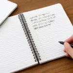 Middle school student note size