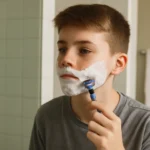 First razor in middle school