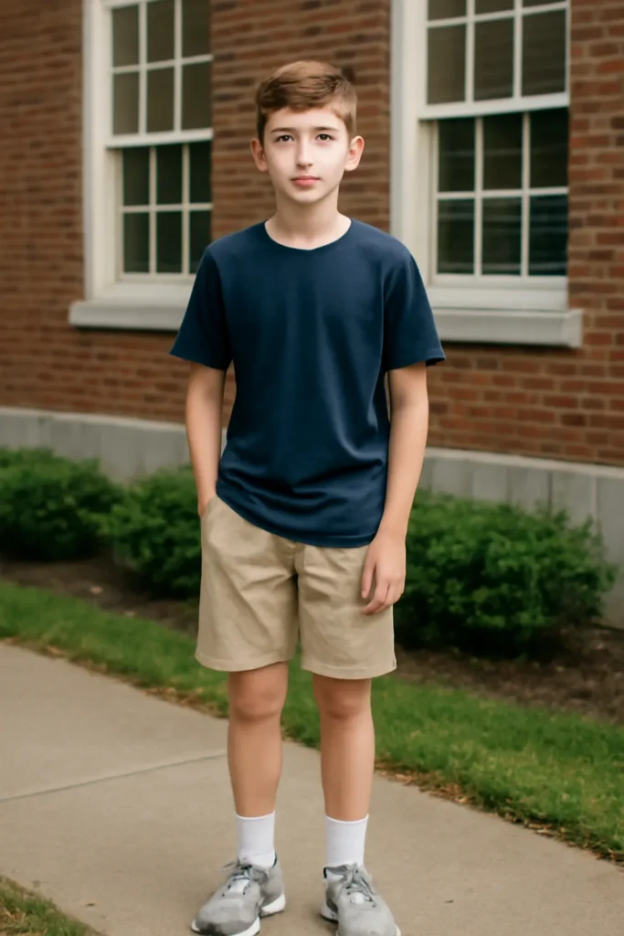 Middle school shorts