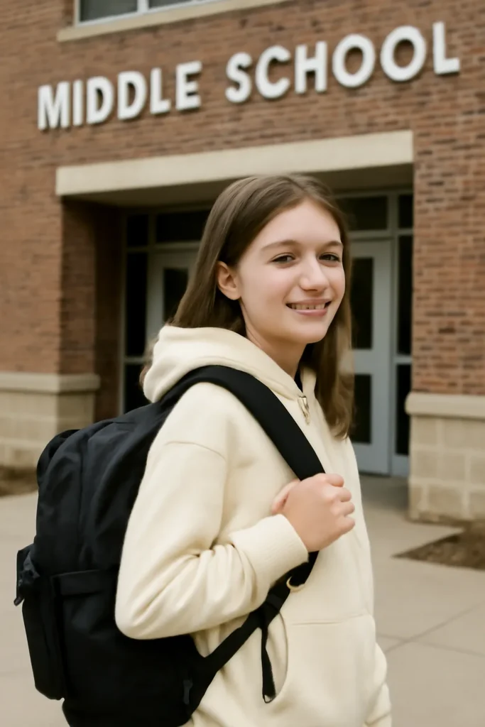Middle school student brand bag