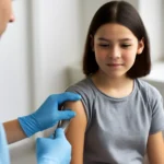 Middle school student vitamin D injection