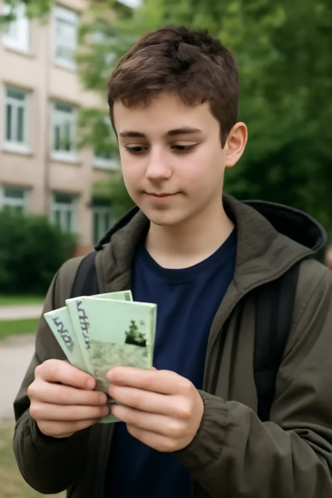 Middle school student pocket money