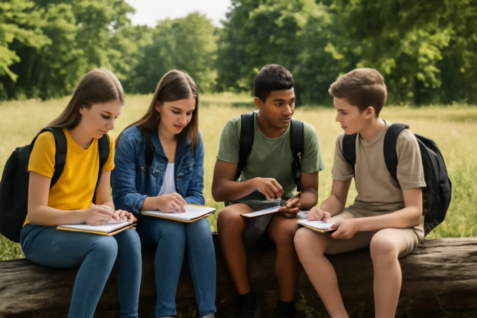 Middle school students' suburban experience learning
