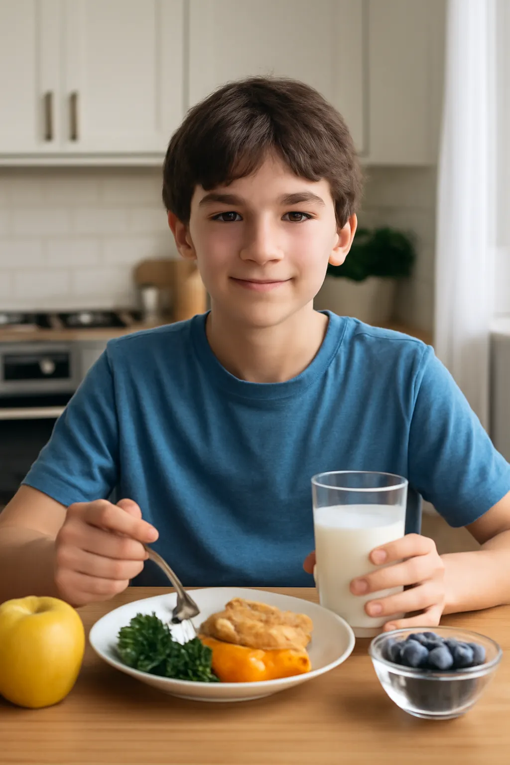 Middle school student key nutrition