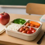 Elementary school student care classroom lunch box