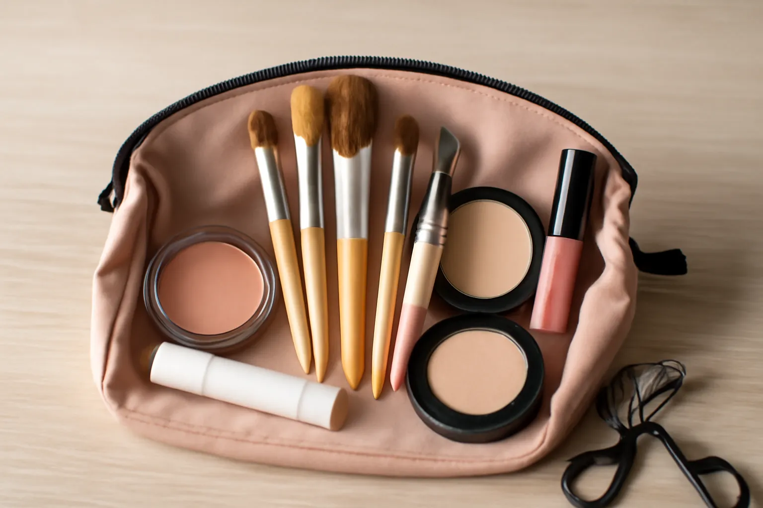 Middle school cosmetics pouch