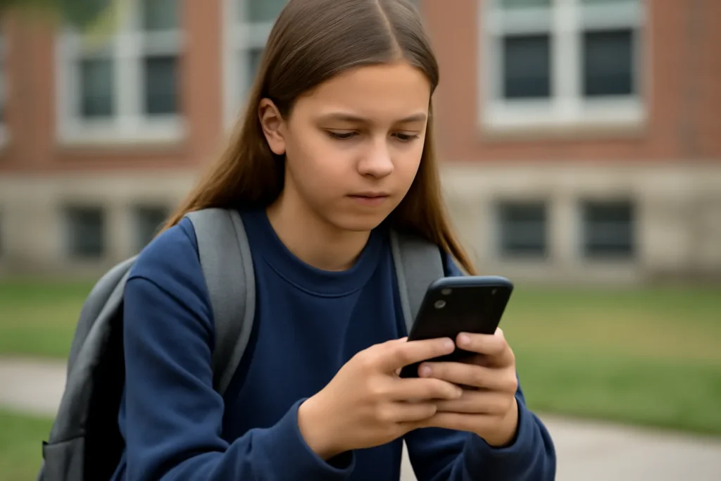 Middle school student mobile phone fee