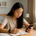 High school student study