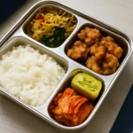 What is the lunch box side dish menu on the first day of high school lunch box?