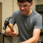 High school student hammer