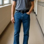 High school student pants