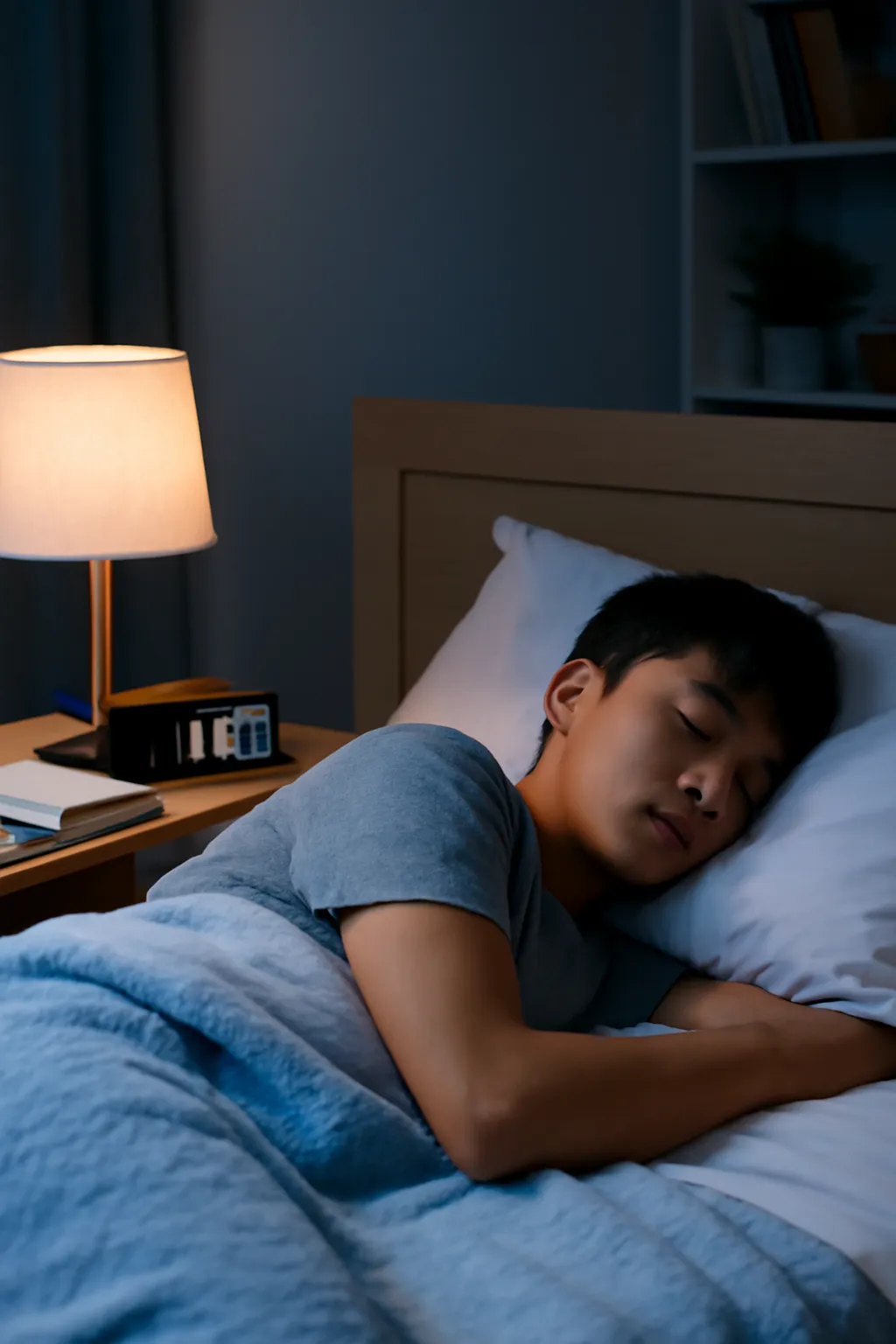 Average sleeping time for high school students