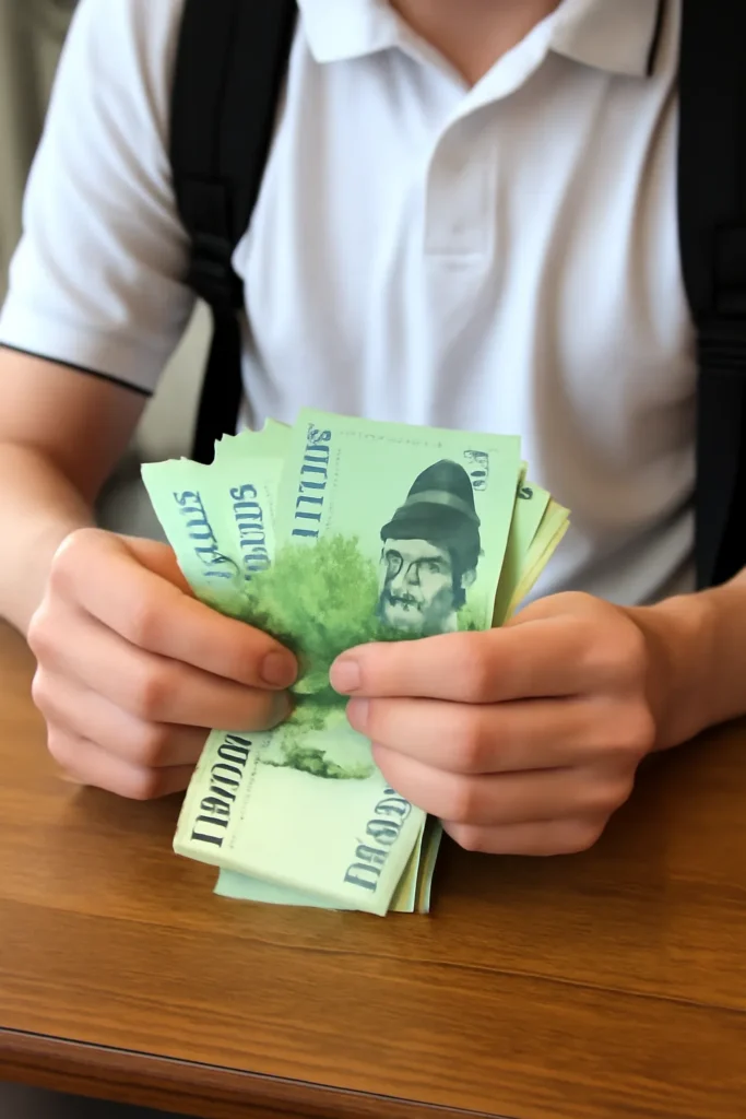 High school student pocket money 200,000 won