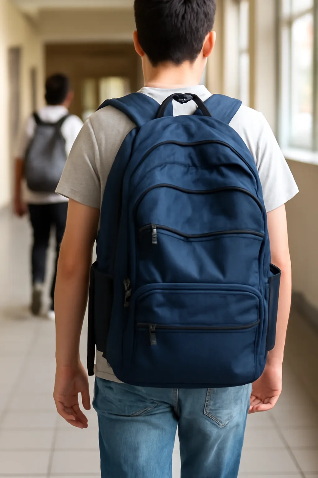 High school student bag capacity