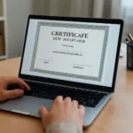 High school student certificate online issuance