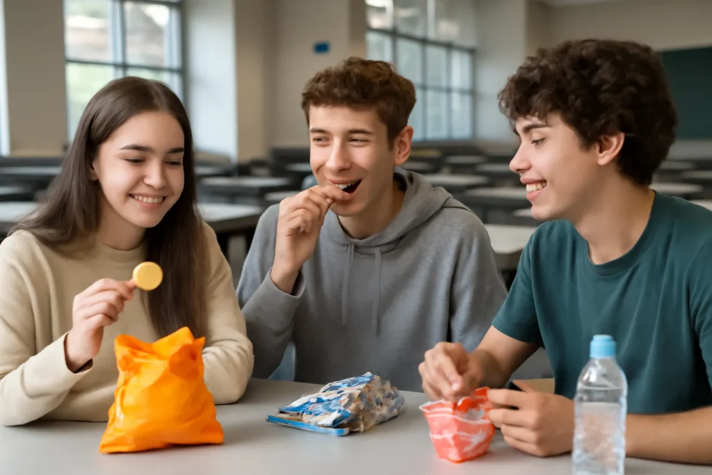 High school student snacks