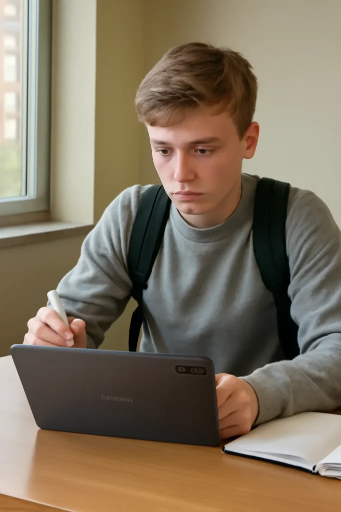 High school student Galaxy Tab S9 FE+