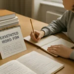 High school student exam period plan