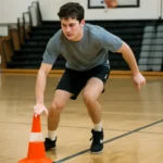 High school student shuttle run average