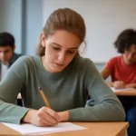 High school student midterm exams